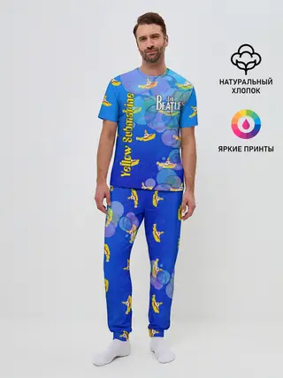 Мужская пижама с брюками / The Beatles