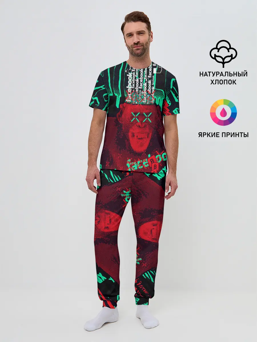 Мужская пижама с брюками / DED SEC