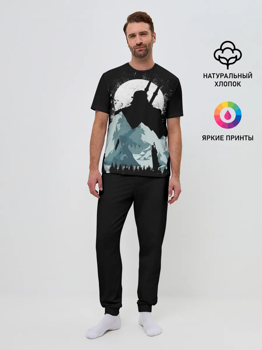 Мужская пижама с брюками / The Witcher 3: Wild Hunt