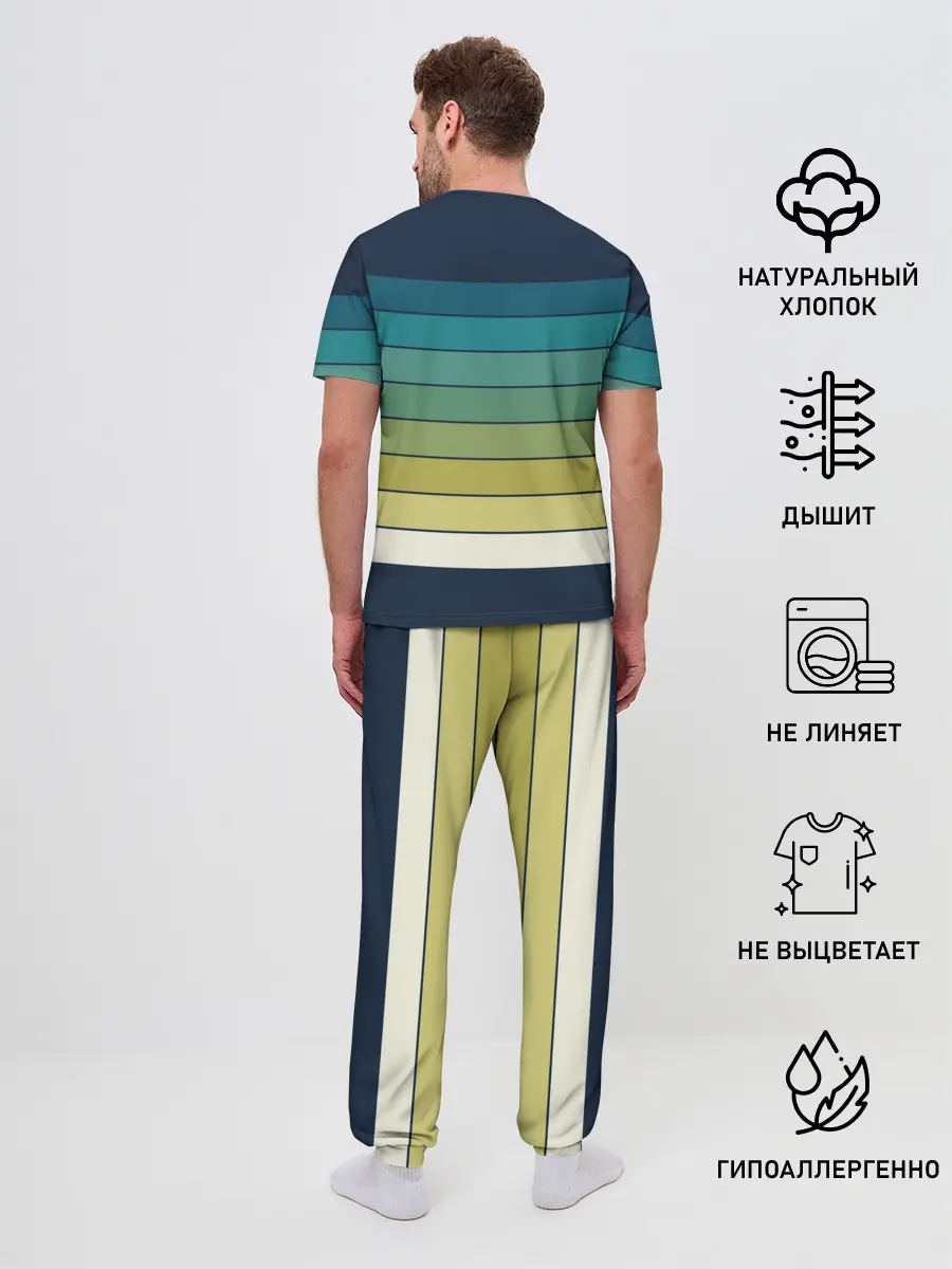 Мужская пижама с брюками / California