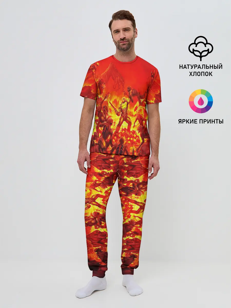 Мужская пижама с брюками / DOOM