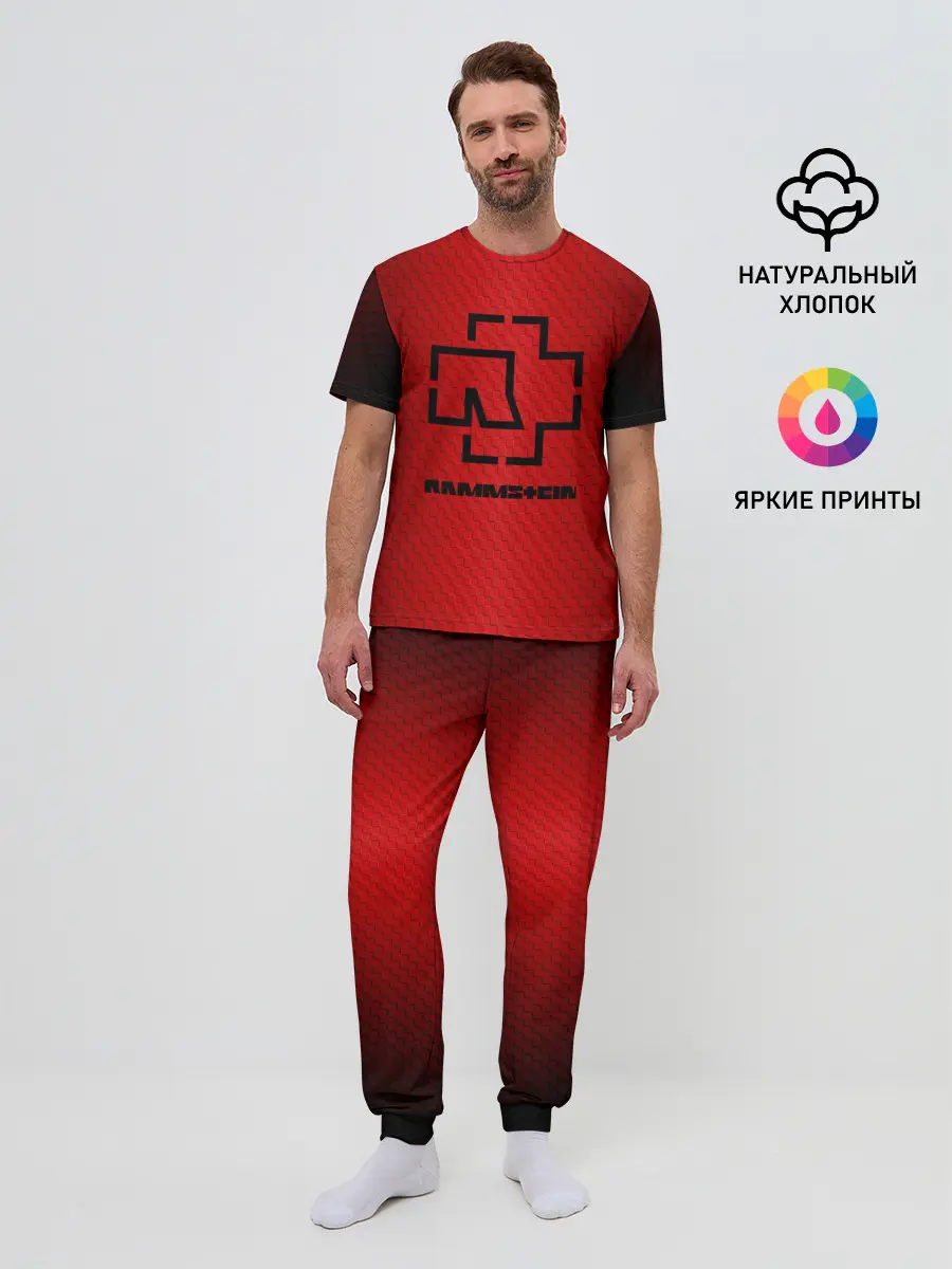 Мужская пижама с брюками / Rammstein.