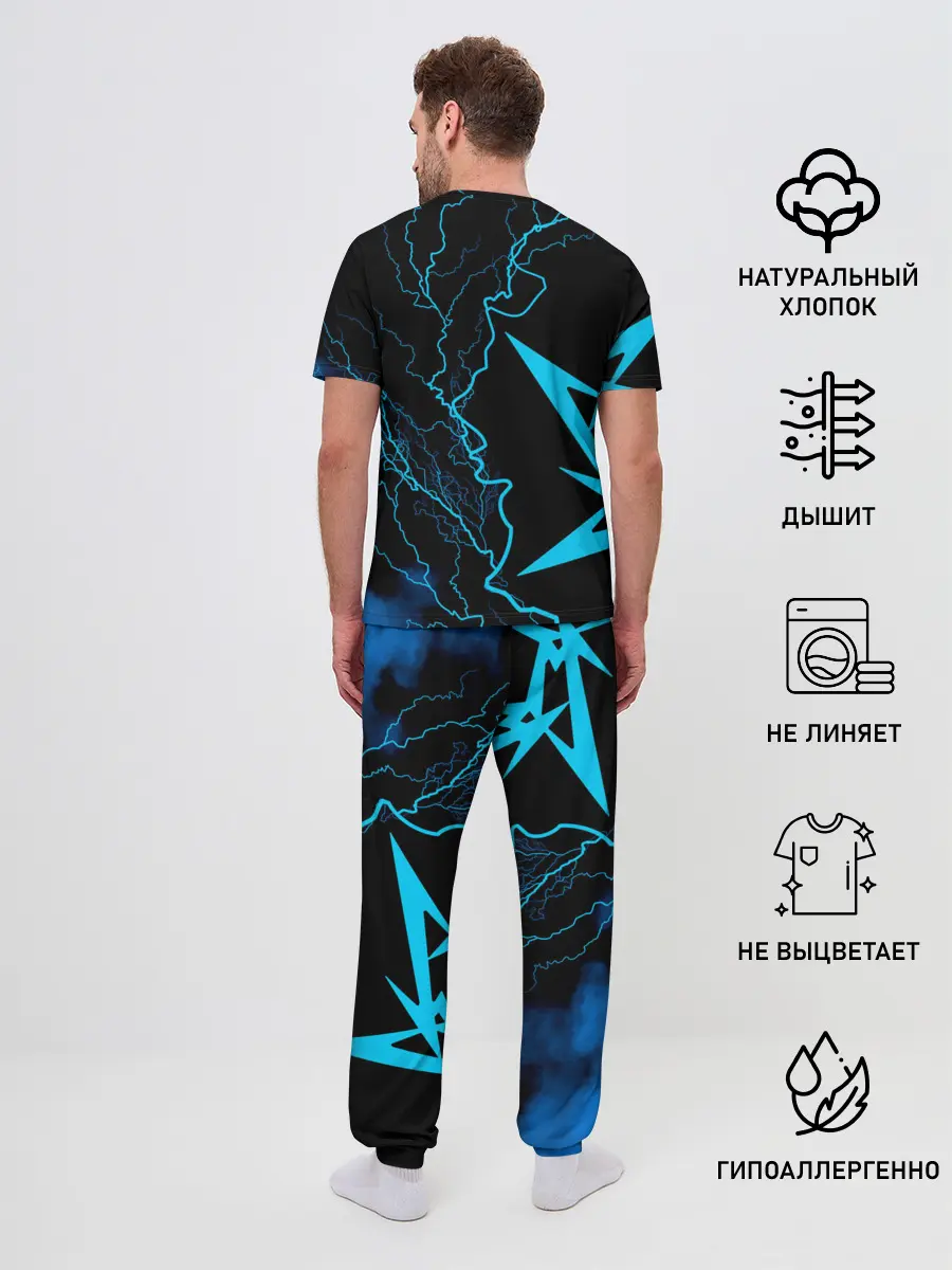 Мужская пижама с брюками / Metallica