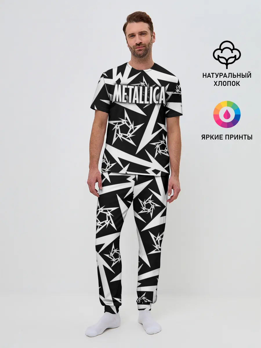 Мужская пижама с брюками / Metallica