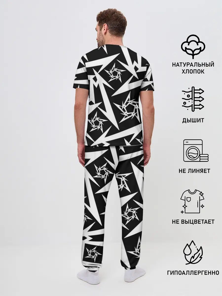 Мужская пижама с брюками / Metallica