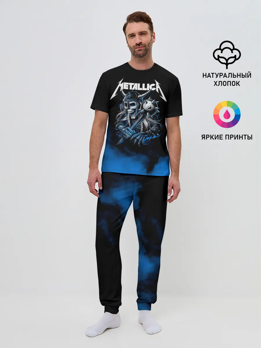 Мужская пижама с брюками / Metallica