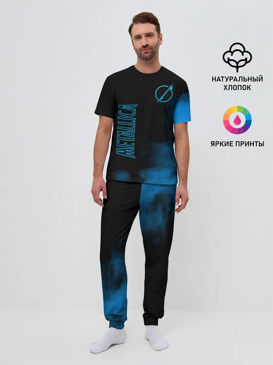 Мужская пижама с брюками / Metallica