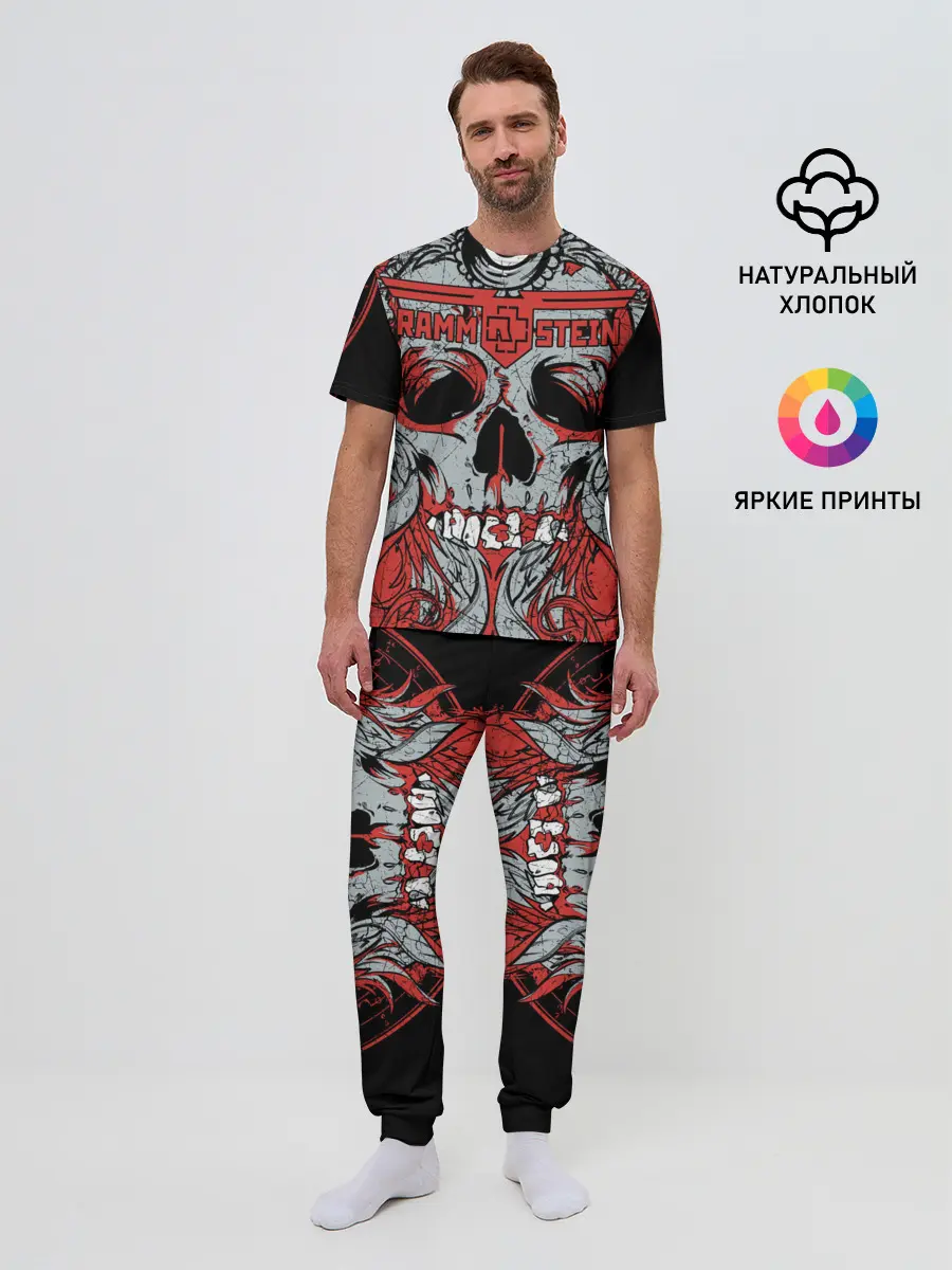 Мужская пижама с брюками / Rammstein