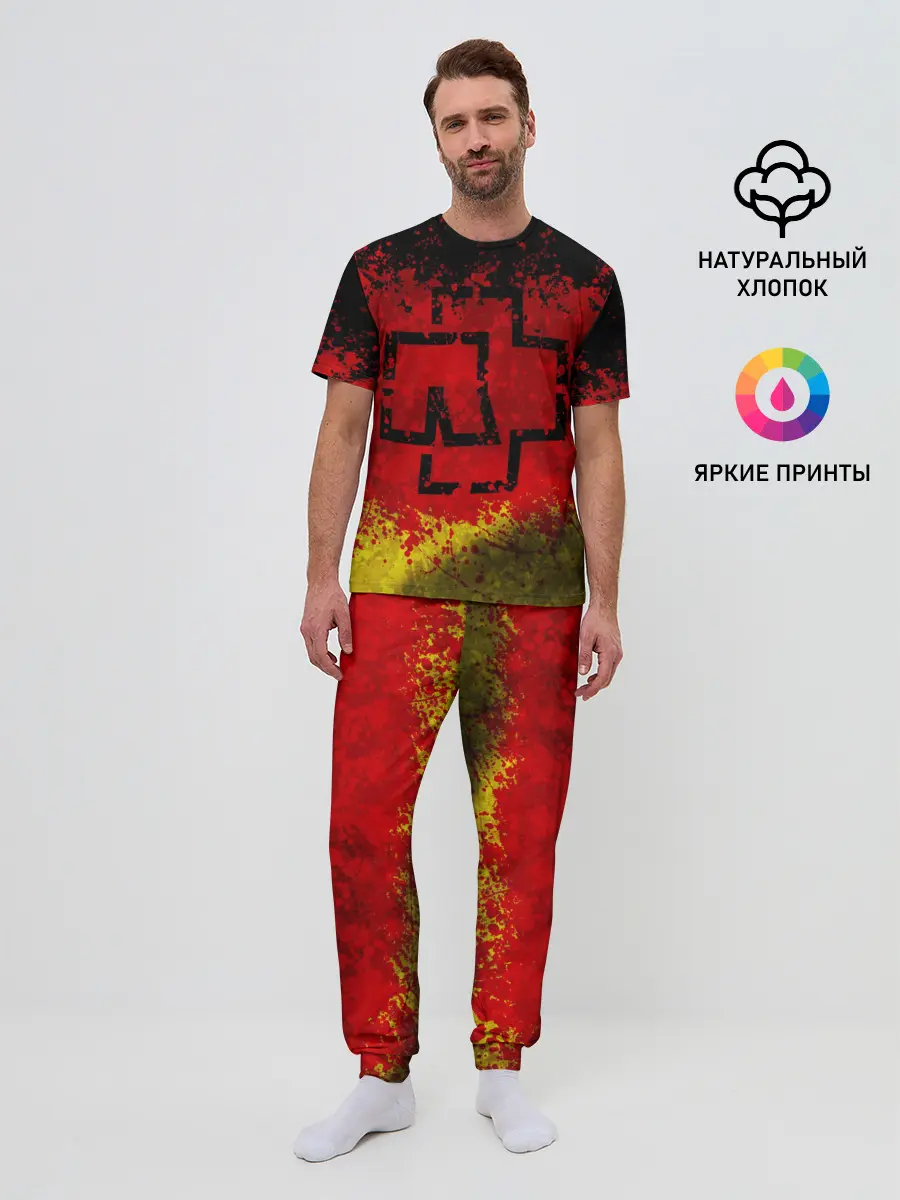 Мужская пижама с брюками / Rammstein