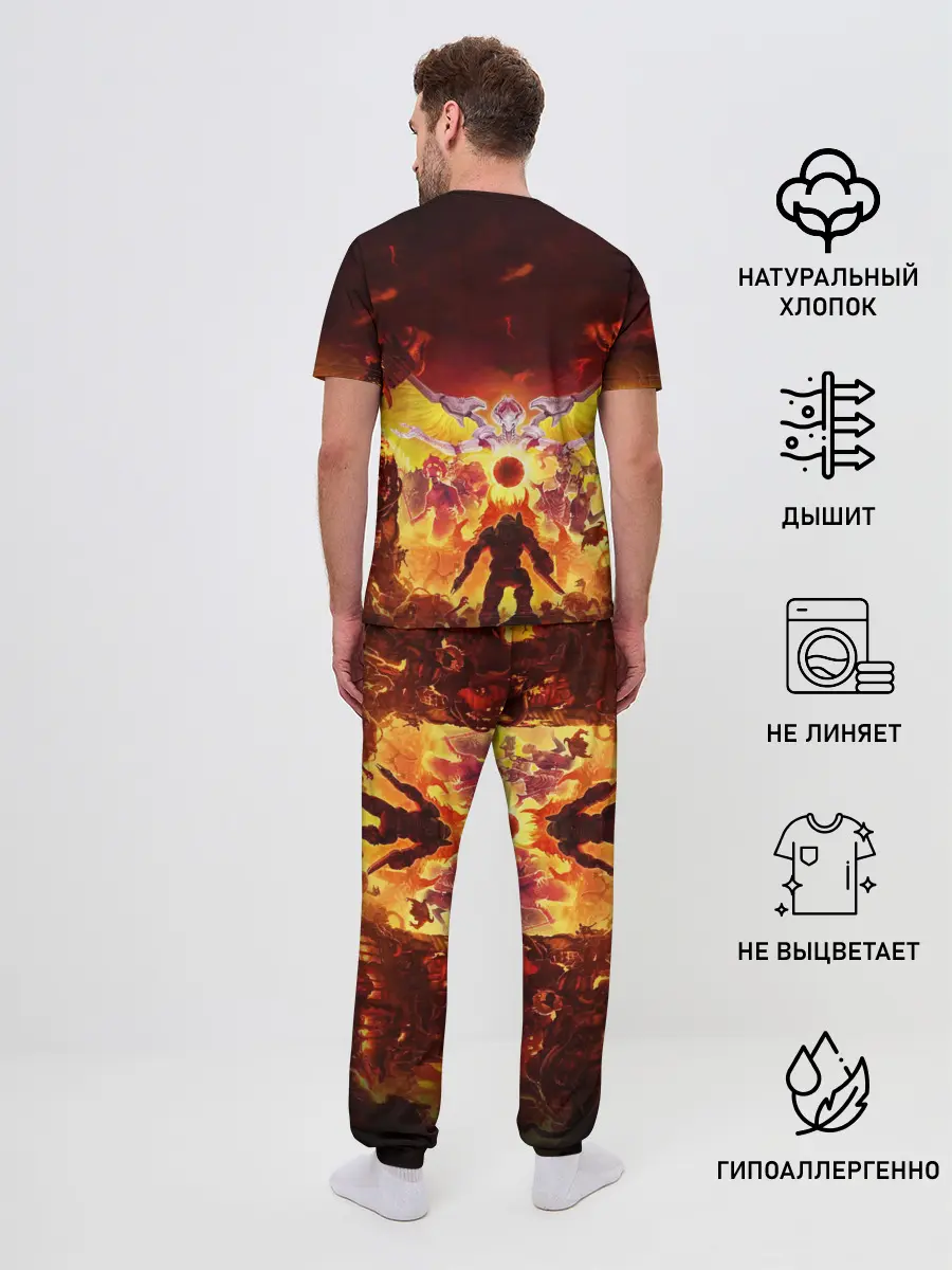 Мужская пижама с брюками / DOOM Eternal
