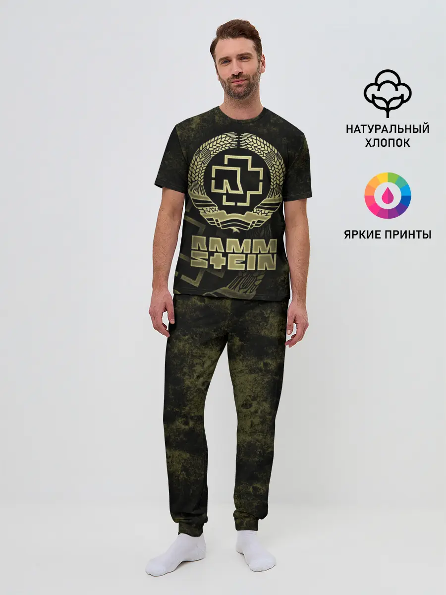 Мужская пижама с брюками / Rammstein