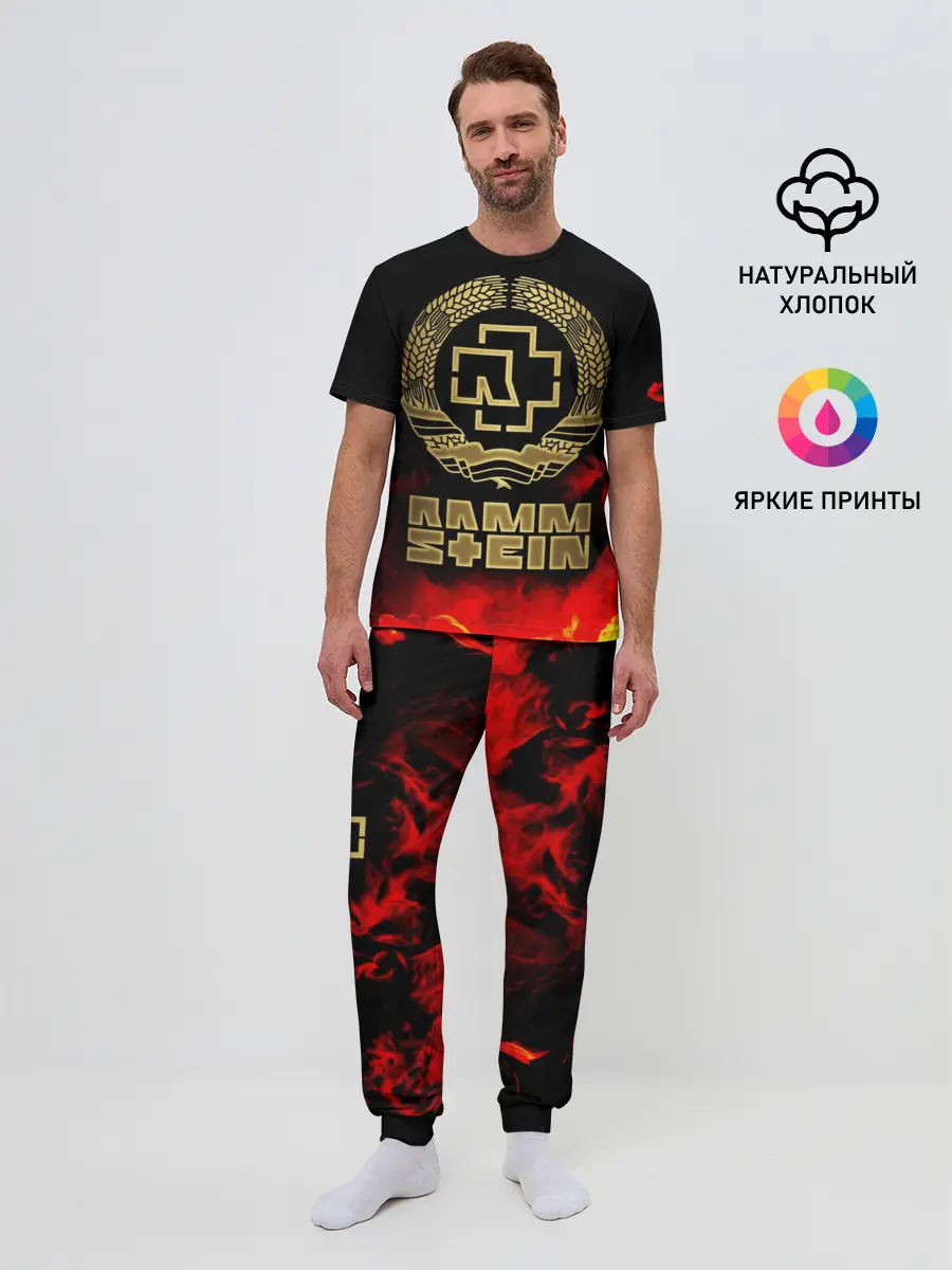 Мужская пижама с брюками / Rammstein