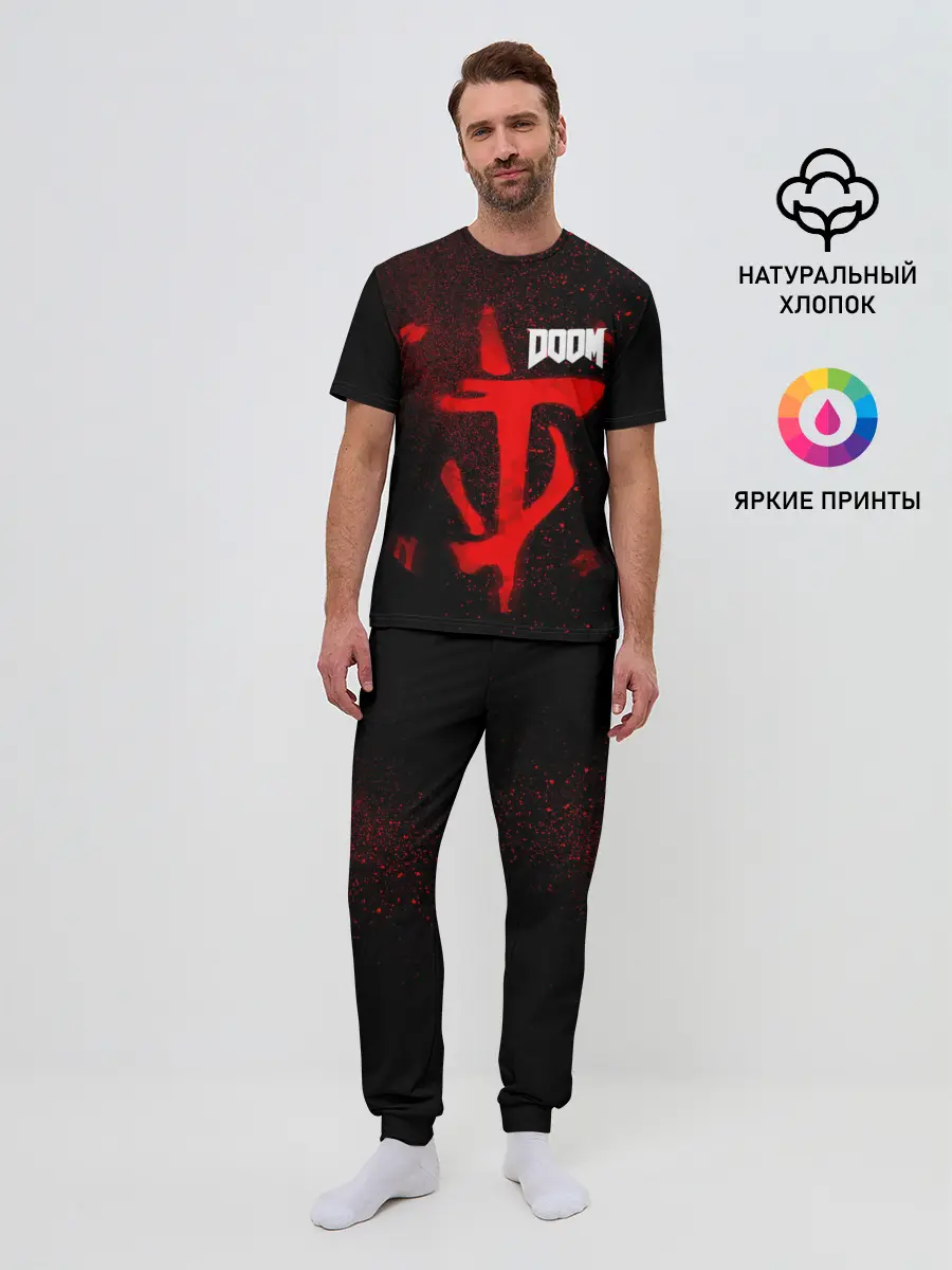 Мужская пижама с брюками / DOOM