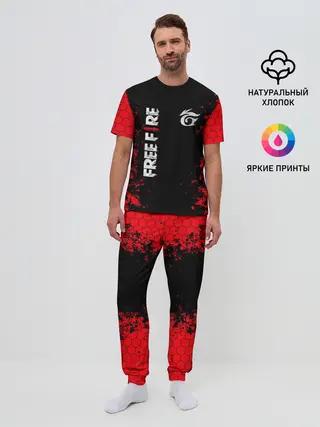 Мужская пижама с брюками / GARENA FREE FIRE
