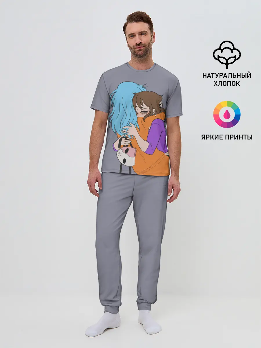 Мужская пижама с брюками / Sally face