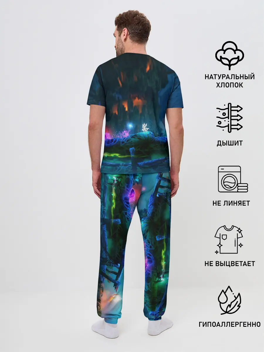 Мужская пижама с брюками / Ori and the Blind Forest