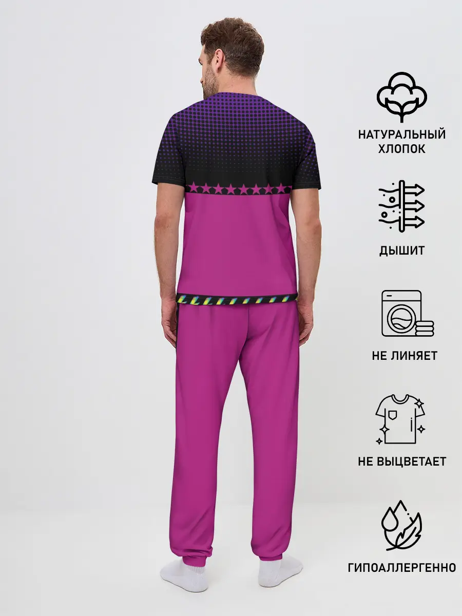 Мужская пижама с брюками / Joutarou Kuujou JoJo