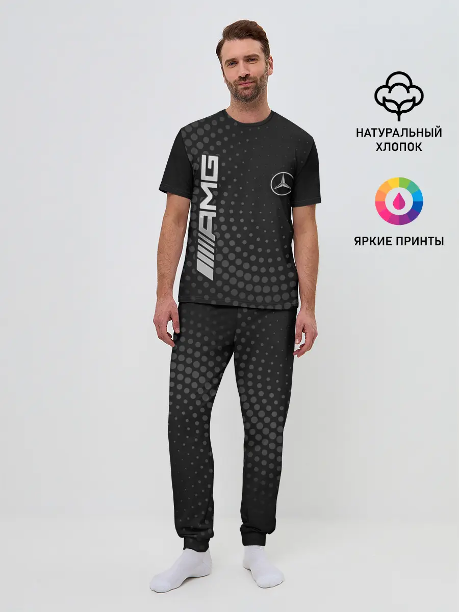 Мужская пижама с брюками / Mercedes