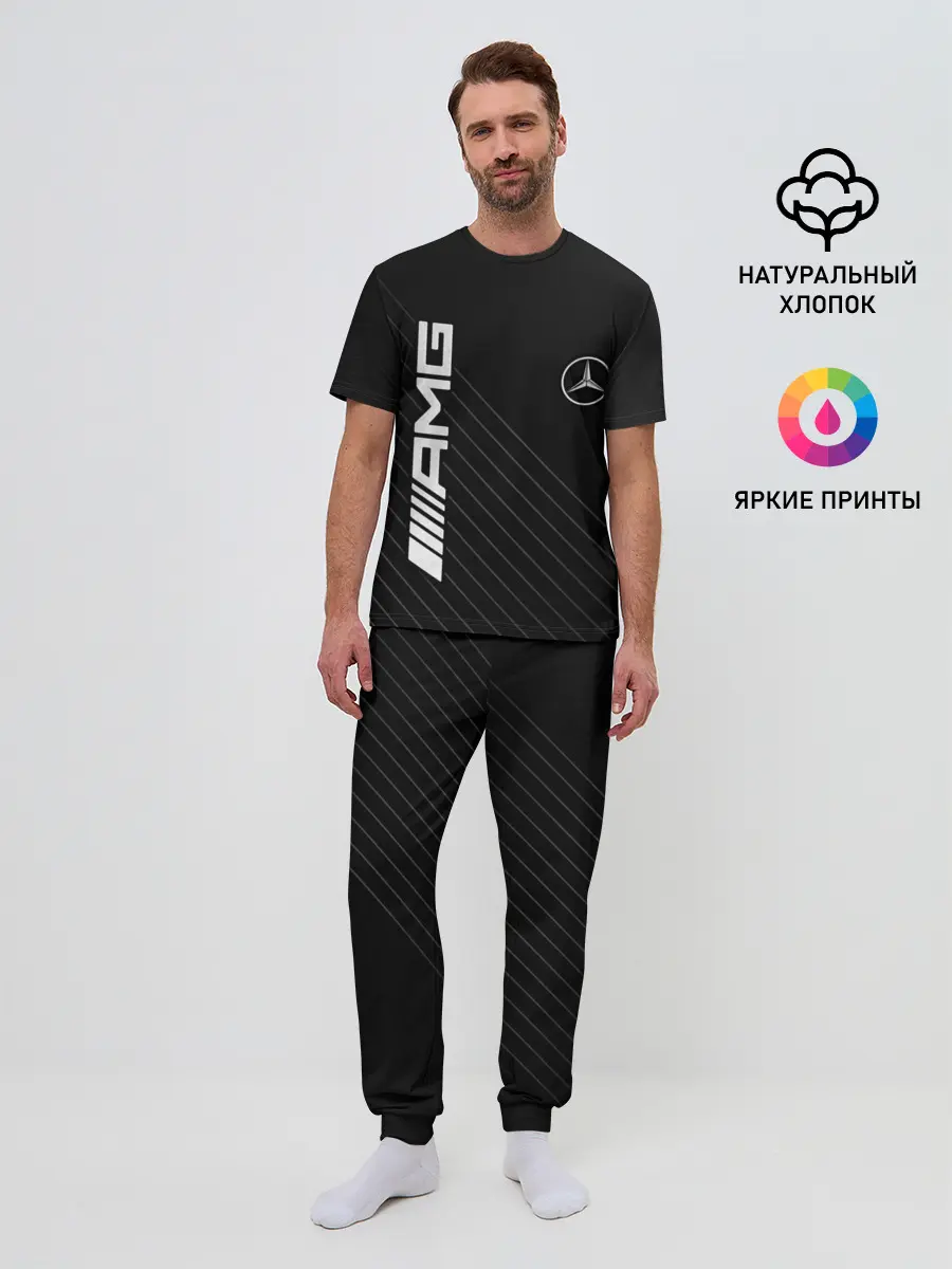 Мужская пижама с брюками / Mercedes