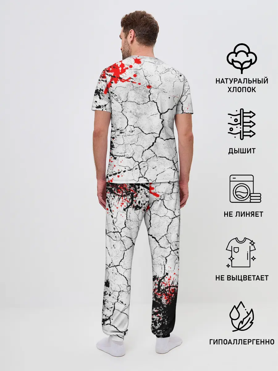 Мужская пижама с брюками / RAMMSTEIN