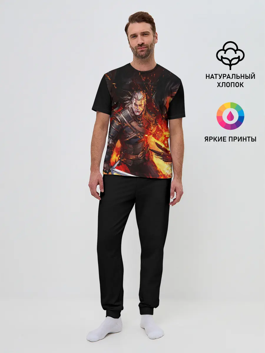 Мужская пижама с брюками / THE WITCHER 3:WILD HUNT