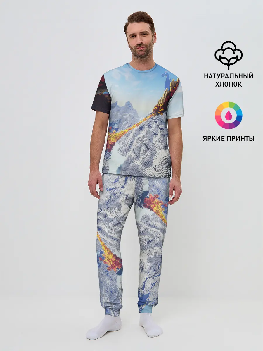 Мужская пижама с брюками / MINECRAFT