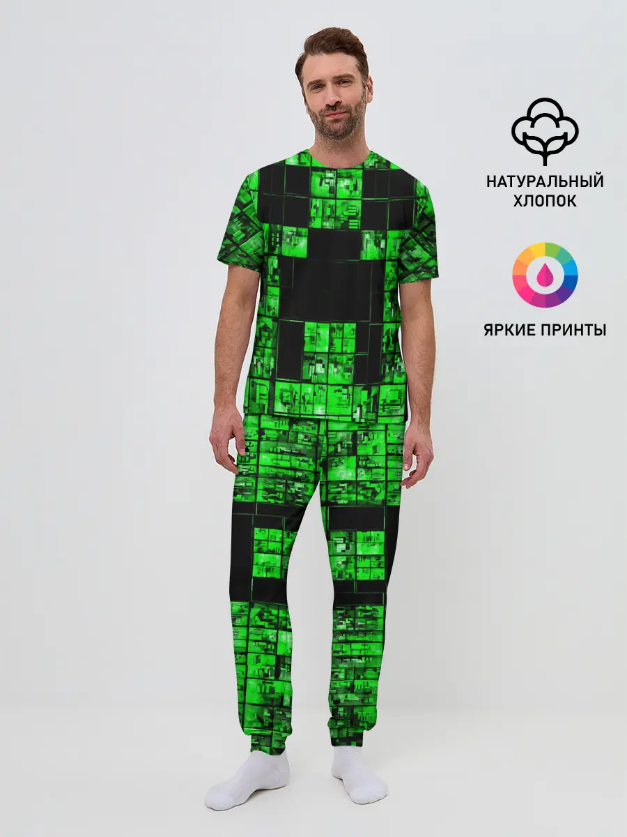 Мужская пижама с брюками / MINECRAFT