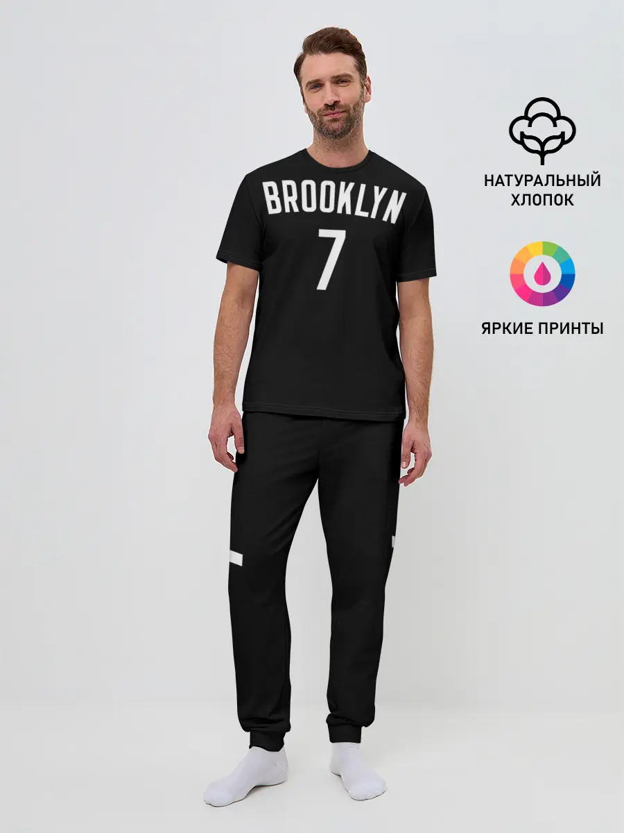 Мужская пижама с брюками / Кевин Дюрант Бруклин 7