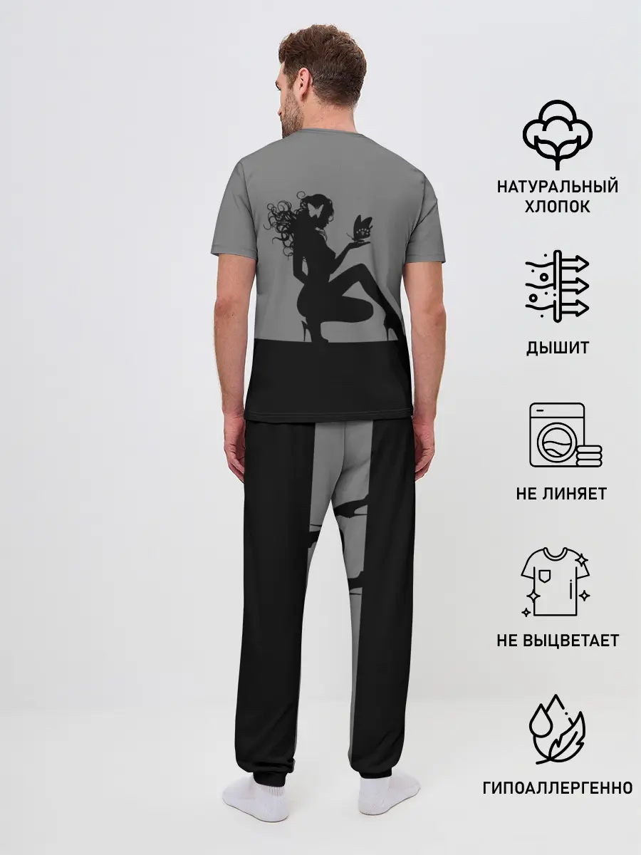 Мужская пижама с брюками / Brazzers team Casting-producer