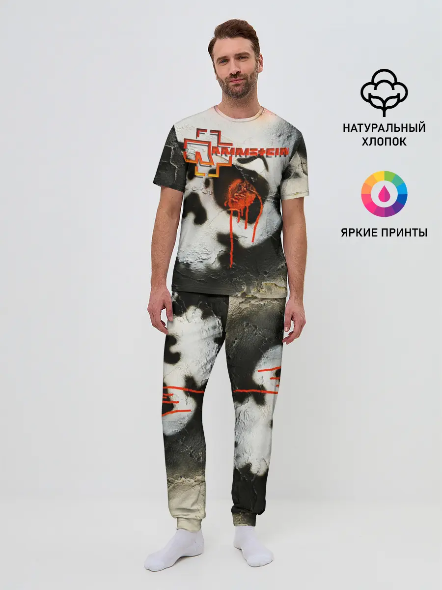 Мужская пижама с брюками / Rammstein
