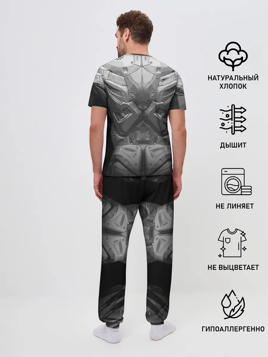 Мужская пижама с брюками / Crysis Экзоскелет