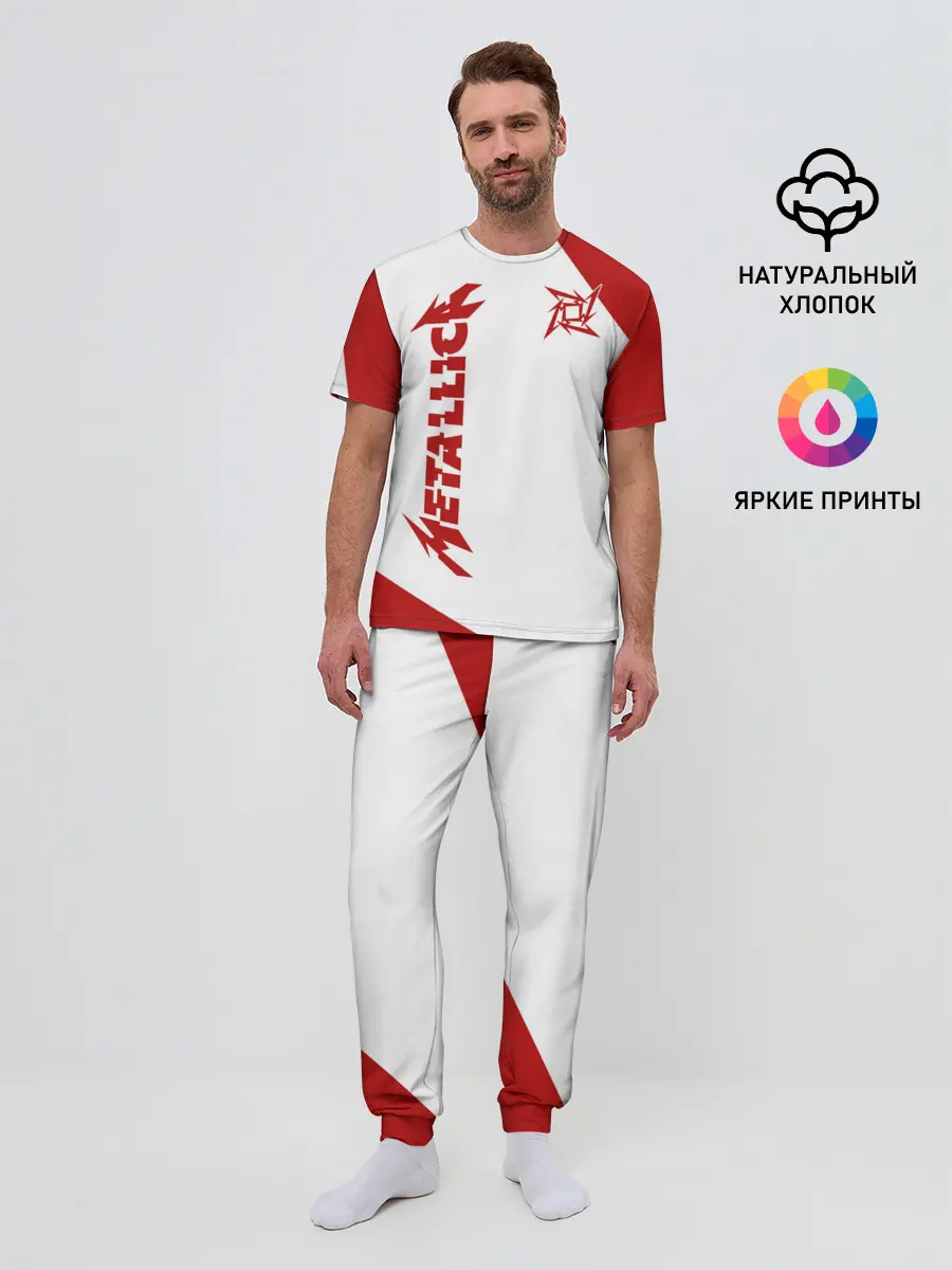 Мужская пижама с брюками / Metallica