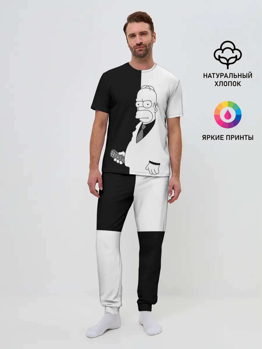 Мужская пижама с брюками / Гомер Симпсон