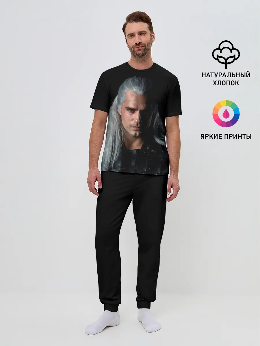 Мужская пижама с брюками / The Witcher. Geralt of Rivia