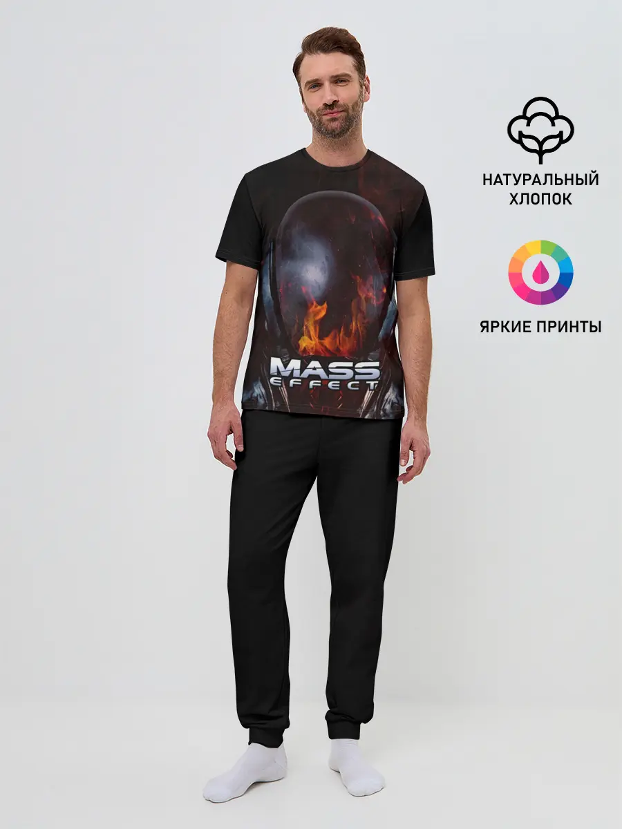 Мужская пижама с брюками / MASS EFFECT