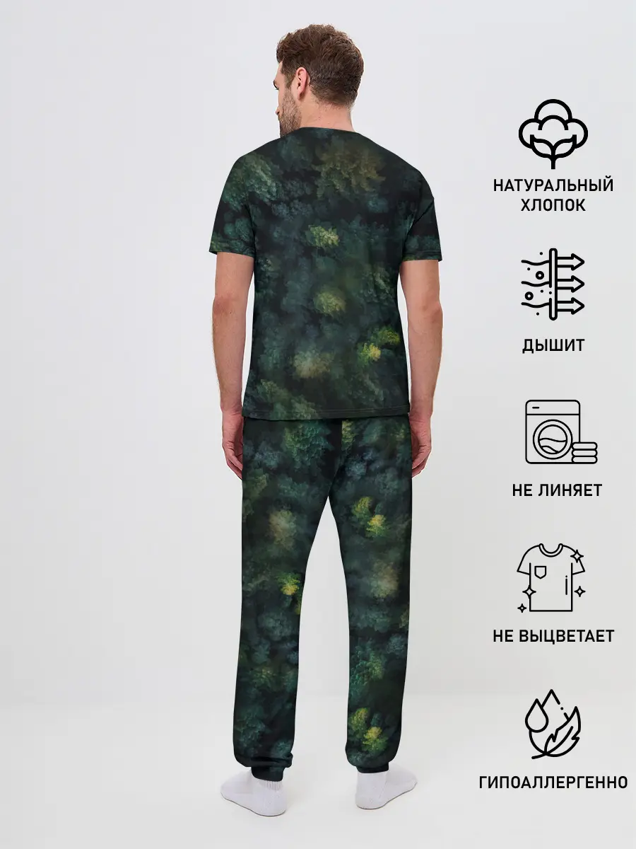 Мужская пижама с брюками / Лисичка в Лесу