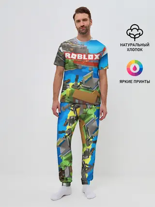 Мужская пижама с брюками / ROBLOX