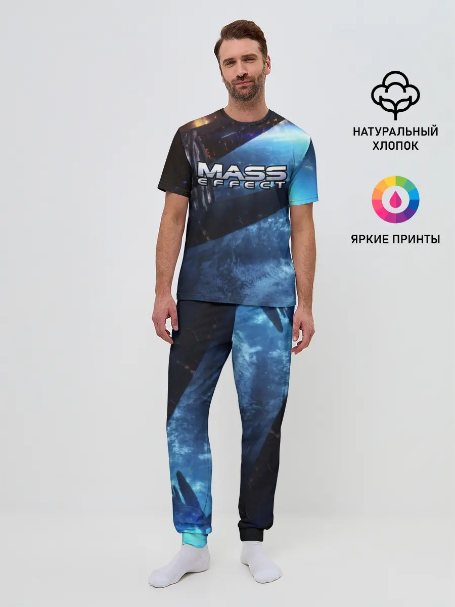 Мужская пижама с брюками / MASS EFFECT