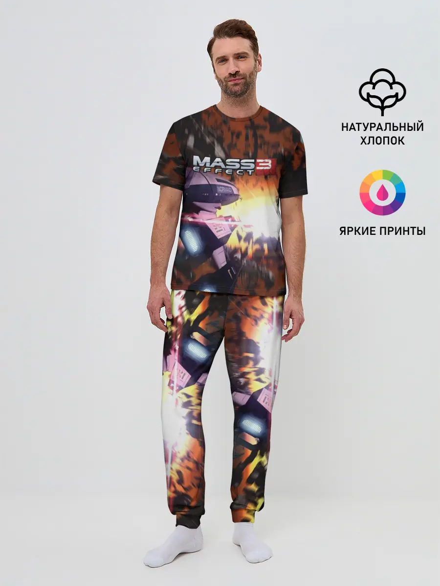 Мужская пижама с брюками / MASS EFFECT