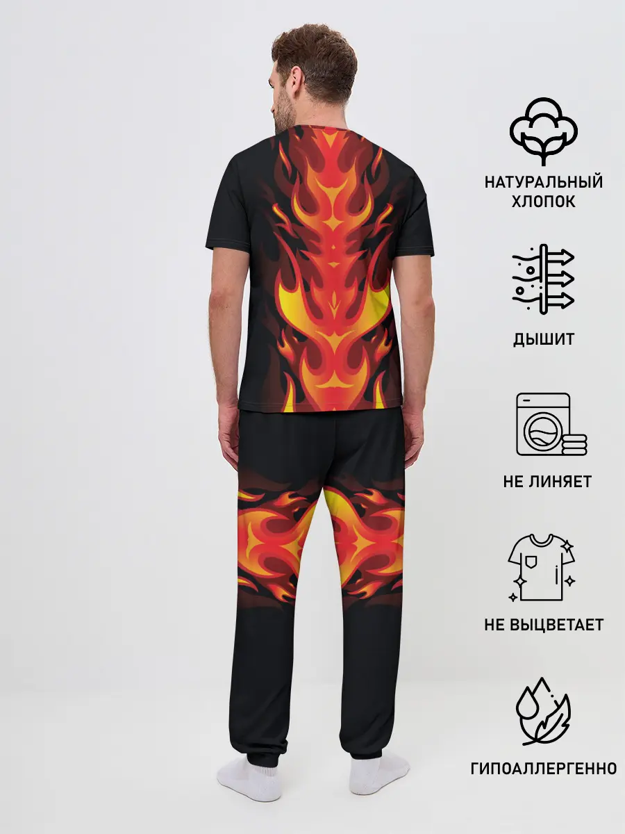 Мужская пижама с брюками / Kiss