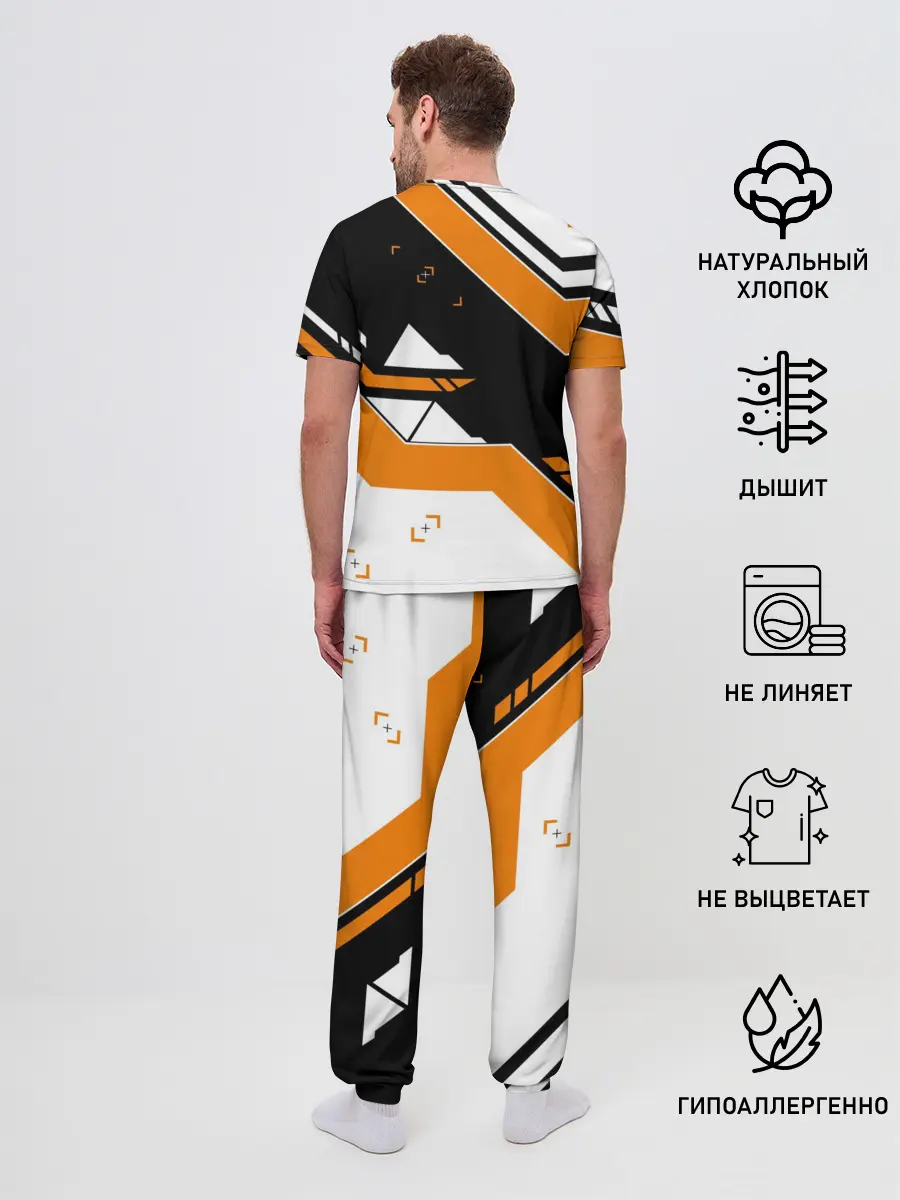 Мужская пижама с брюками / CS:GO - Asiimov Inverted