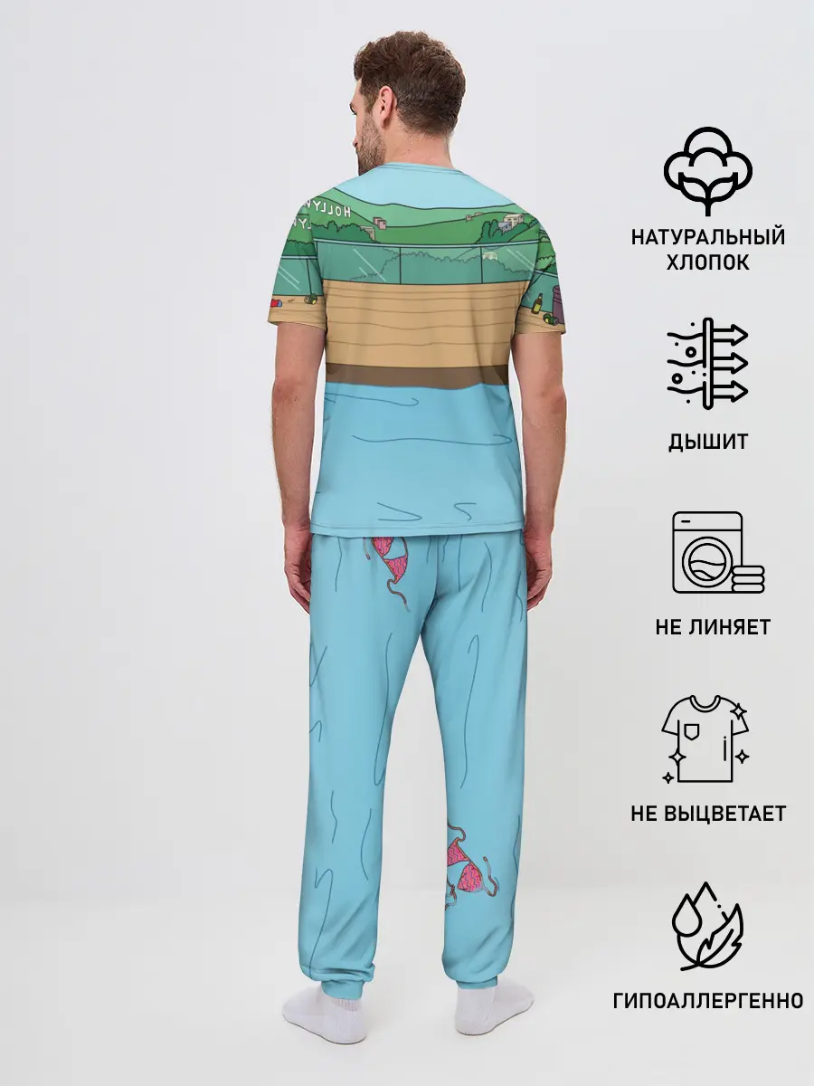 Мужская пижама с брюками / Конь БоДжек