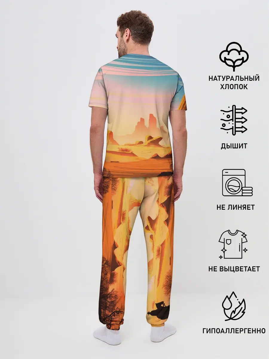 Мужская пижама с брюками / Red Dead Redemption