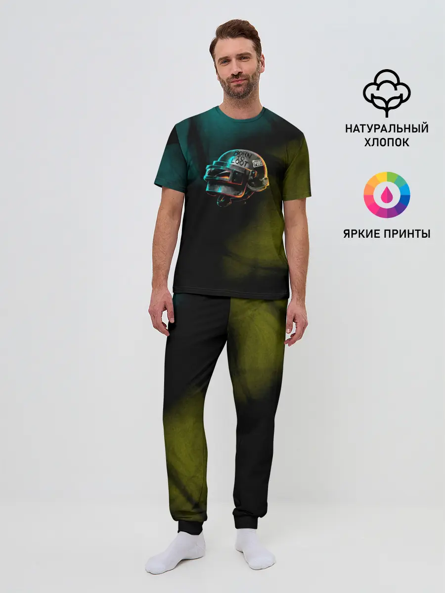 Мужская пижама с брюками / PUBG