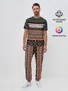Мужская пижама с брюками / Этническая африка