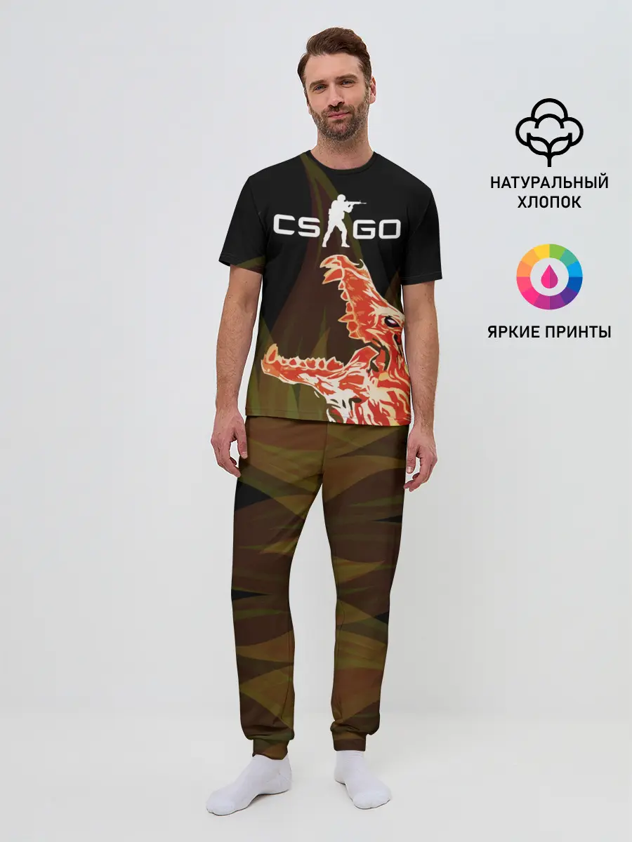 Мужская пижама с брюками / CS:GO - Howl