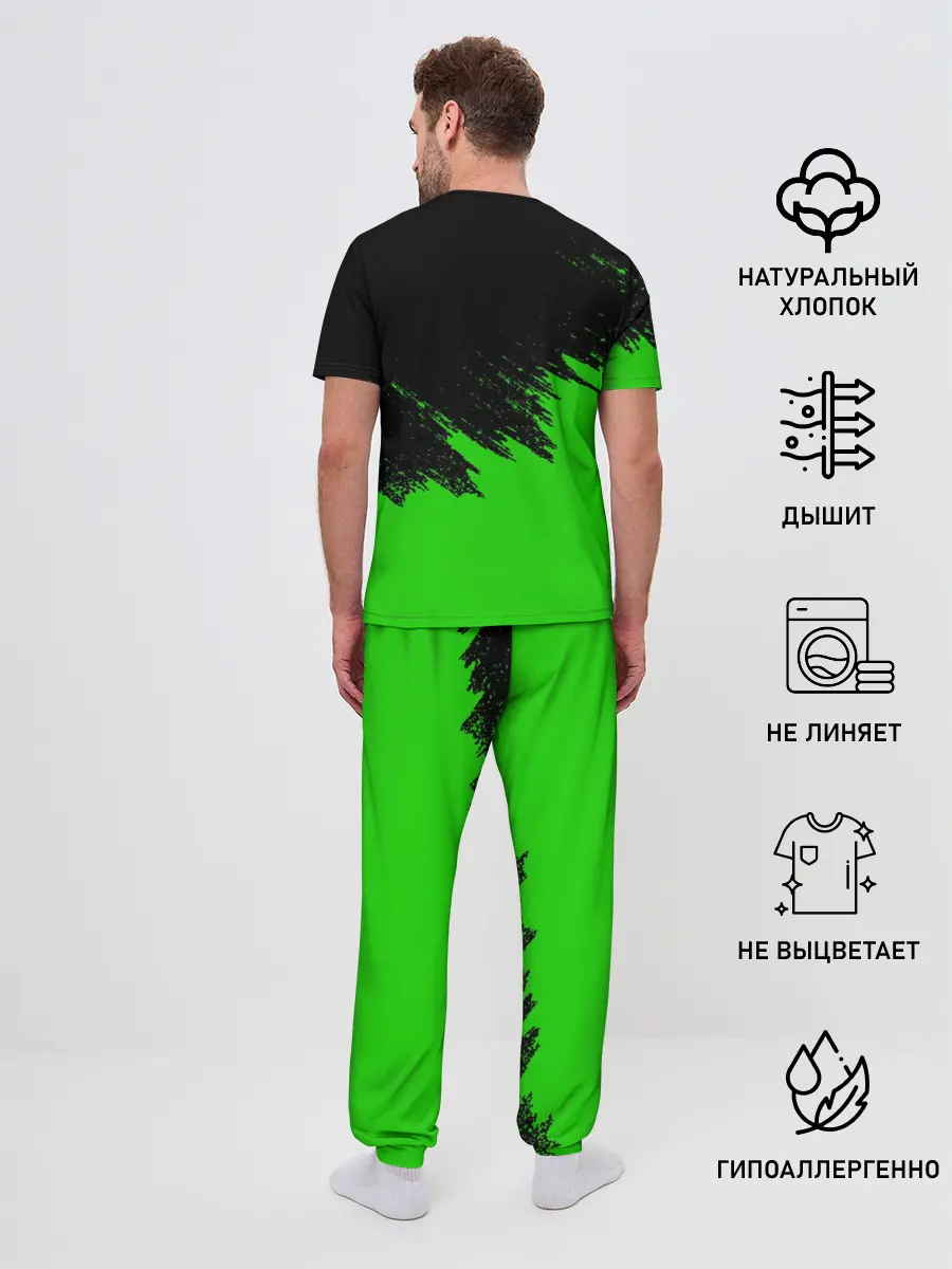 Мужская пижама с брюками / КРАСКА И НИЧЕГО ЛИШНЕГО!