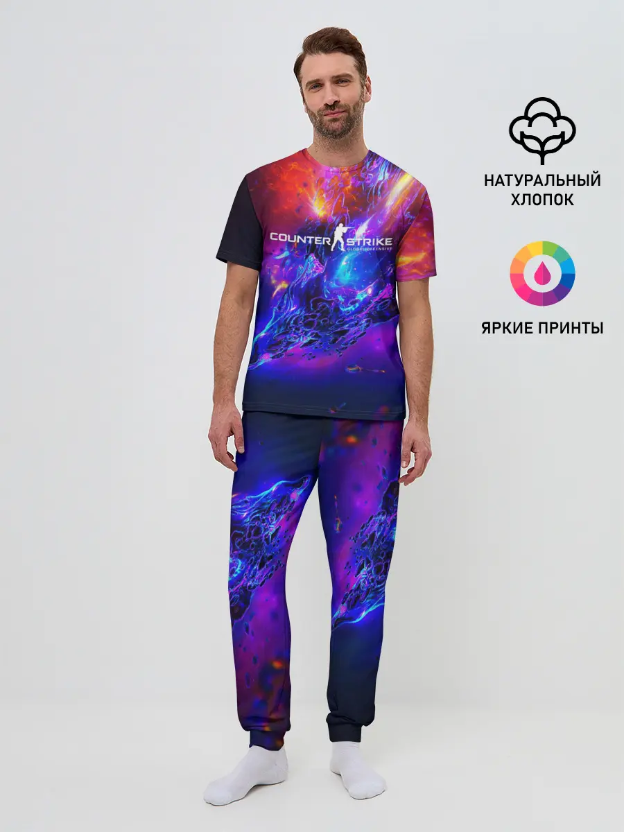 Мужская пижама с брюками / cs go:Revenge of the Beasts