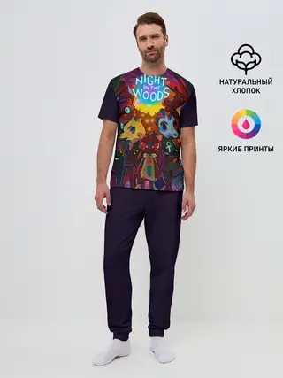 Мужская пижама с брюками / Night in the Woods