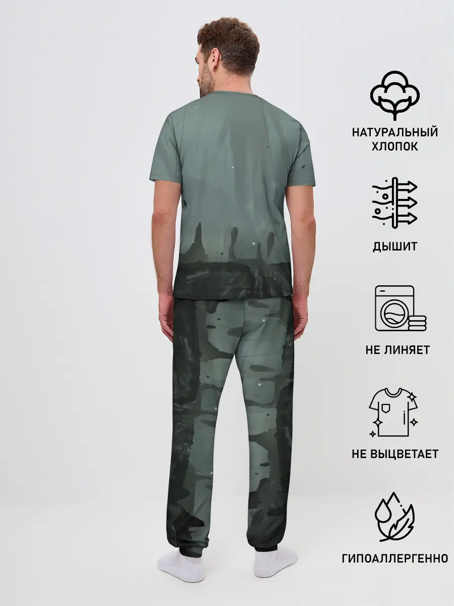 Мужская пижама с брюками / Death Stranding